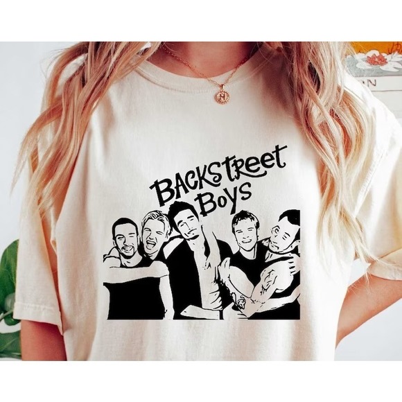 BackStreet Boys 90s Shirt 90s Boy Band Unisex Shirt Gift For Fan - Picture 1 of 4